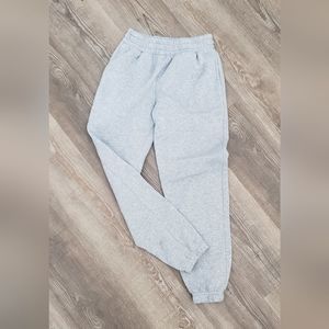 Love streak grey elastic waisted sweat pants womens small